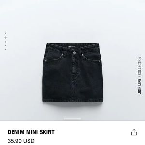 Denim skirt